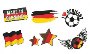 Deutschland Fan-Aufkleber
