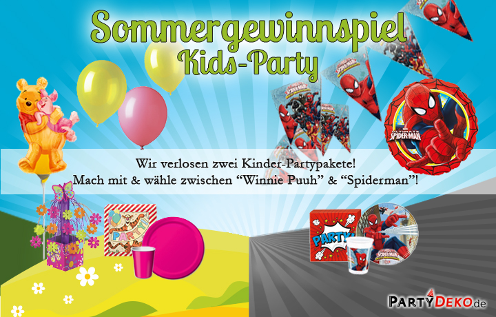 Sommergewinnspiel Kids-Party