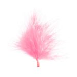 Einfarbige Federn 20er Pack „rosa“