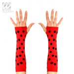 Fingerlose Handschuhe „Marienkäfer“