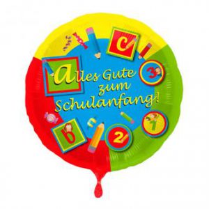 Folien-Ballon "Erster Schultag" 42 cm