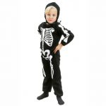 Kinder-Kostüm "Kleines Skelett" 2-tlg.