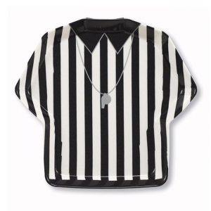 Teller "Referee Shirt" aus Kunststoff 31,5 x 29 cm