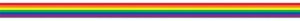 Party-Absperrband Regenbogen 8 cm x 15,25 m