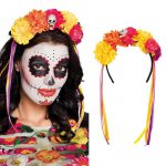 Haarreif "Tag der Toten - La Catrina"