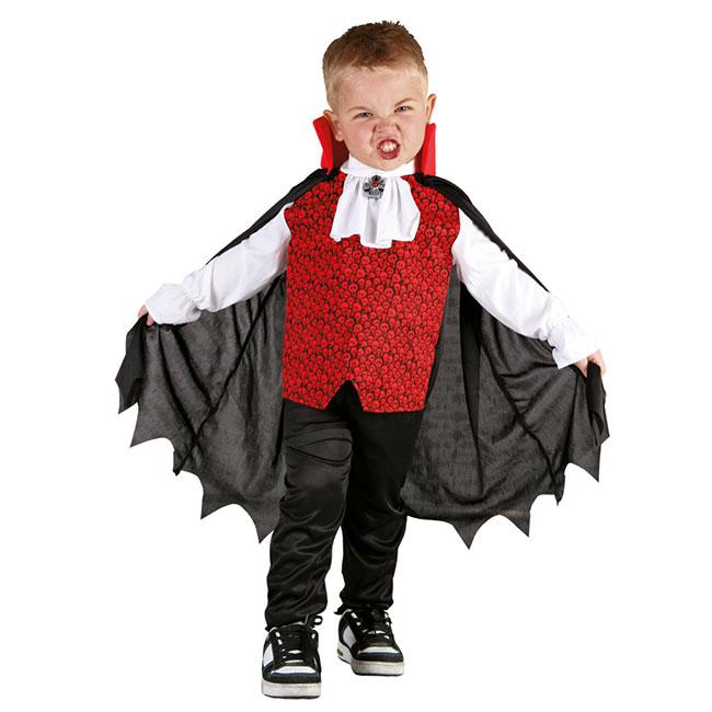 Halloween Dracula Kostüm, Kinder Halloween Vampir Dressup,Kinder Dracula  Cape,Kinder Dracula Maske,Vampir Cape & Maske,Dracula Cape Kostüm -   Österreich