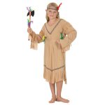 Kinder-Kostüm "Indianer Squaw" 3-tlg.-7-9 Jahre