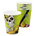 Pappbecher "El Dia de los Muertos" 6er Pack