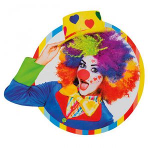 Wanddeko "Kunterbunter Clown" 31 cm
