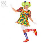 Damen-Kostüm "Verrückter Clown" 4-tlg.