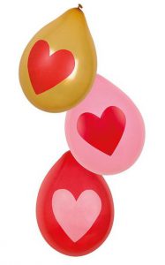 Luftballons "Love You" 6er Pack