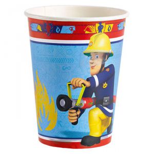 Pappbecher "Feuerwehrmann Sam" 8er Pack