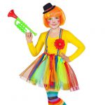 Kostüm-Set "Bunter kleiner Clown" 5-tlg.