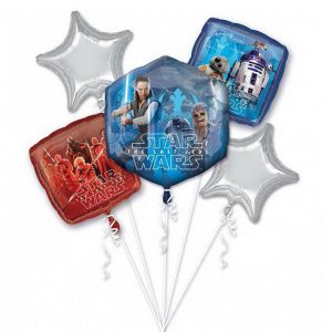 Folien-Ballon Set "Star Wars - The Last Jedi" 5-tlg.