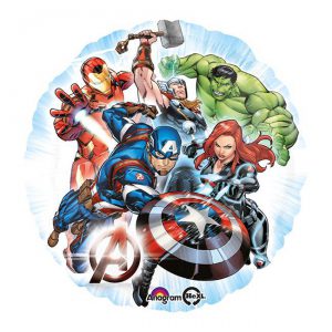 Runder Folienballon "Avengers" 43 cm