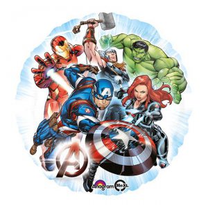 Runder Folienballon "Avengers" 43 cm