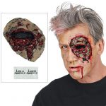 Einzelnes Zombie-Auge aus Latex