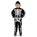 Kinder-Kostüm "Gruseliges Skelett" 2-tlg.