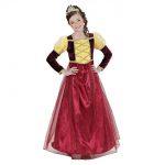 Kinder-Kostüm "Mittelalterliche Prinzessin" 2-tlg.