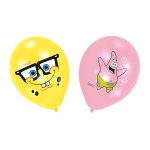 Luftballons "SpongeBob Schwammkopf und Patrick" 6er Pack